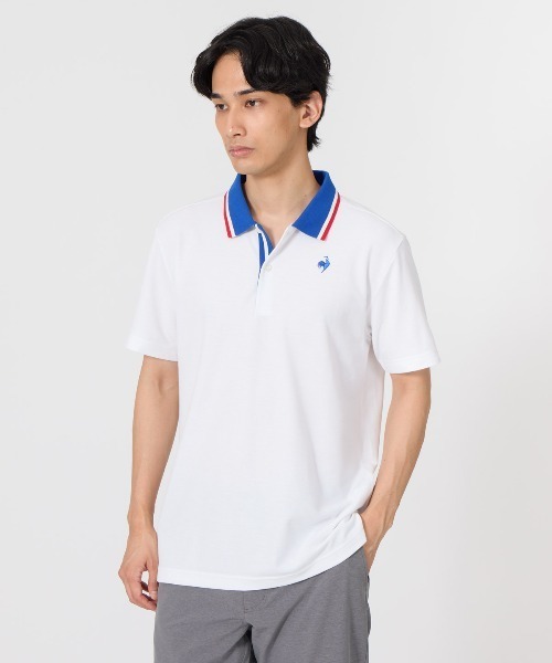 le coq sportif(ルコックスポルティフ)の「ワンポイントポロシャツ(ポロシャツ・メンズ・ネイビー/グリーン/ブルー/ホワイト/レッド・XL/L/M/S/XXL)」の2枚目の写真