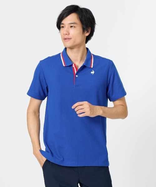 le coq sportif(ルコックスポルティフ)の「ワンポイントポロシャツ(ポロシャツ・メンズ・ネイビー/グリーン/ブルー/ホワイト/レッド・XL/L/M/S/XXL)」の4枚目の写真