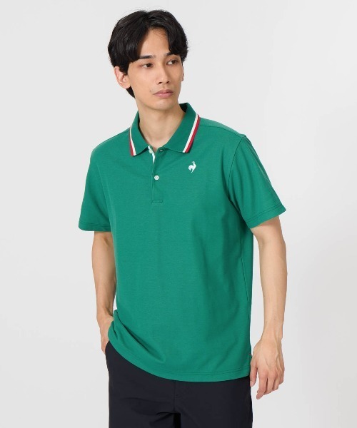 le coq sportif(ルコックスポルティフ)の「ワンポイントポロシャツ(ポロシャツ・メンズ・ネイビー/グリーン/ブルー/ホワイト/レッド・XL/L/M/S/XXL)」の3枚目の写真