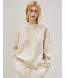 le（ル）の「hoodie wool sweater (ivory)（ニット/セーター）」