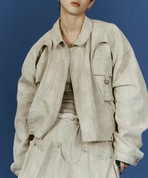 Knuth Marf（クヌースマーフ）の「【Knuth Marf】rounded pocket jacket（デニムジャケット）」