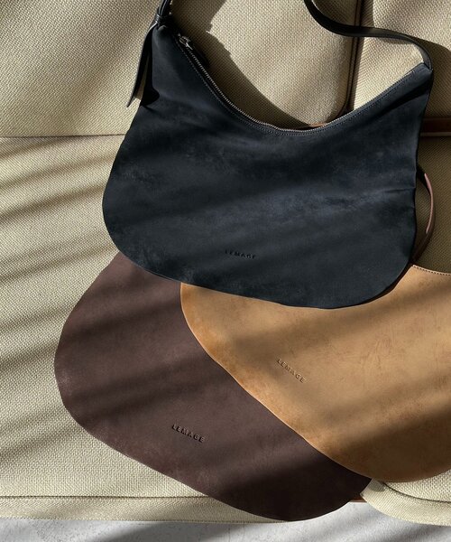 CAPRICIEUX LE'MAGE（カプリシューレマージュ）の「ハーフラウンドヌバックショルダー（ショルダーバッグ・レディース・ブラック/キャメル/ブラウン・FREE）」の14枚目の写真