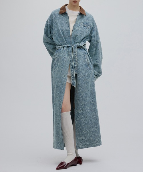 BLOUSON LIKE DENIM DRESS（ワンピース）｜Ameri（アメリ）の