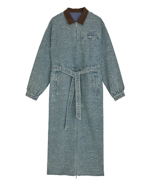 BLOUSON LIKE DENIM DRESS（ワンピース）｜Ameri（アメリ）の