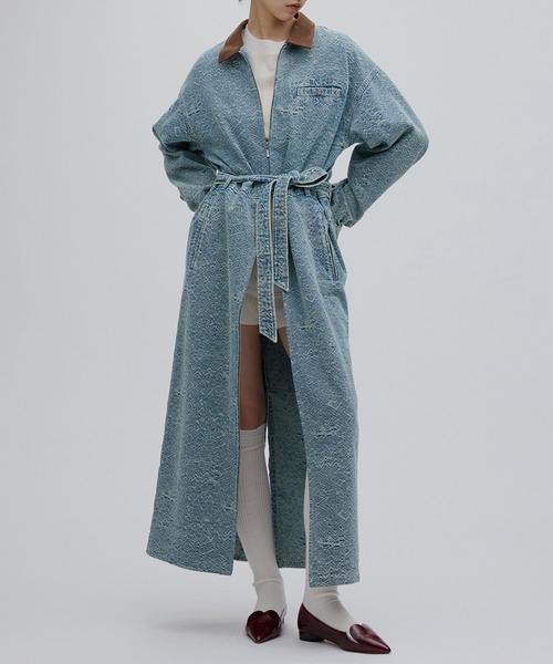 BLOUSON LIKE DENIM DRESS（ワンピース）｜Ameri（アメリ）の