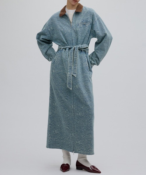 BLOUSON LIKE DENIM DRESS（ワンピース）｜Ameri（アメリ）の