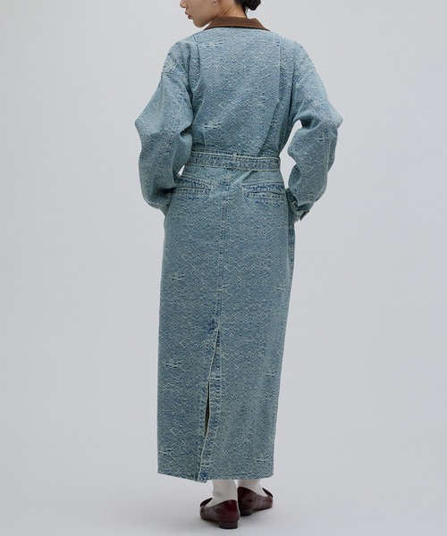 BLOUSON LIKE DENIM DRESS（ワンピース）｜Ameri（アメリ）の