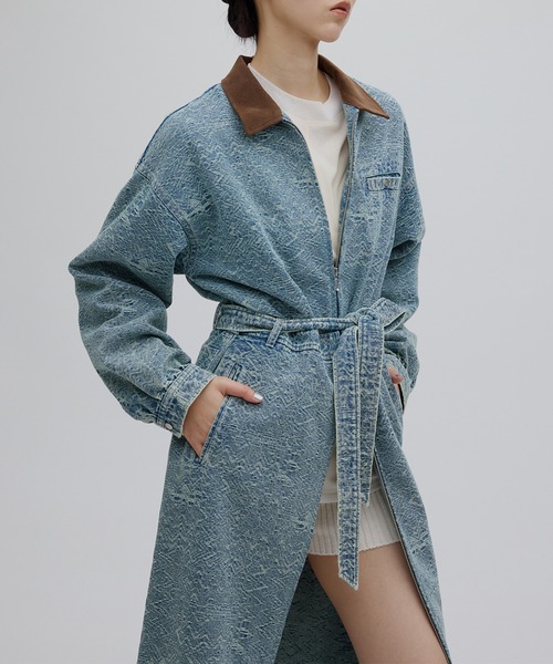 BLOUSON LIKE DENIM DRESS（ワンピース）｜Ameri（アメリ）の