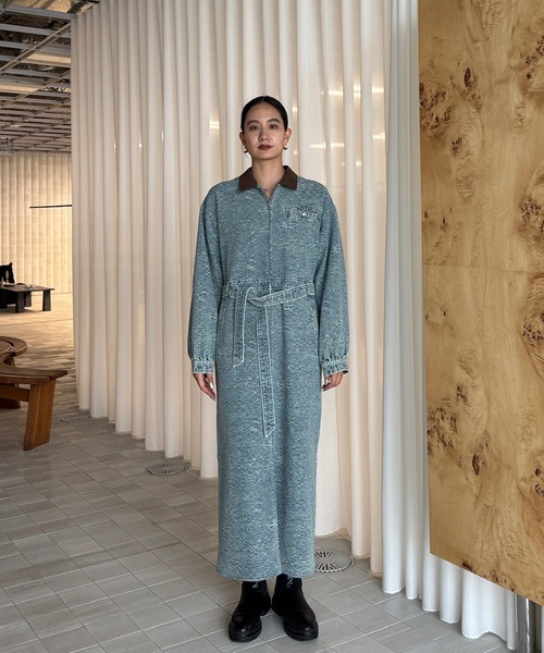 BLOUSON LIKE DENIM DRESS（ワンピース）｜Ameri（アメリ）の