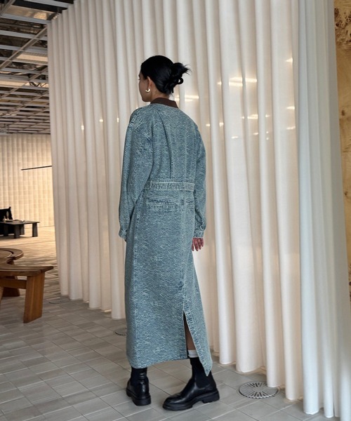 BLOUSON LIKE DENIM DRESS（ワンピース）｜Ameri（アメリ）の