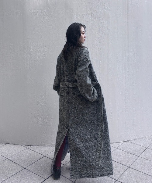 Ameri（アメリ）の「BLOUSON LIKE DENIM DRESS（ワンピース）」 - WEAR