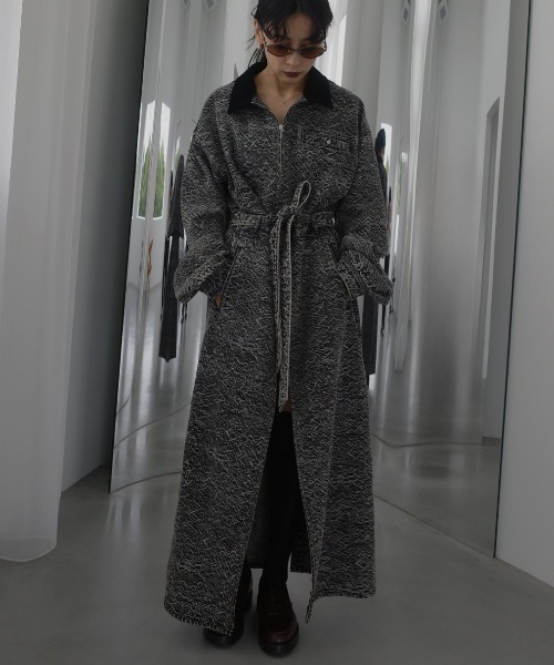 Ameri(アメリ)の「BLOUSON LIKE DENIM DRESS(ワンピース・レディース・ブルー/ブラック・SMALL/MEDIUM)」の5枚目の写真
