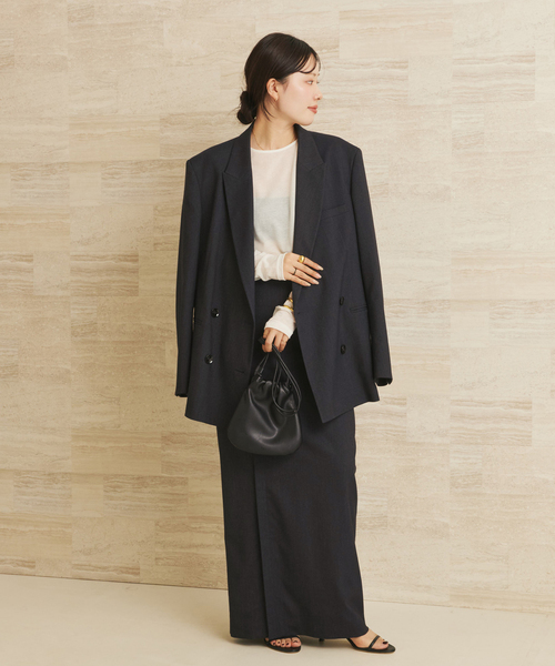 plage(プラージュ)の「《追加》CO NY Sheer ロンT(Tシャツ/カットソー・レディース・ブラック/ホワイト・FREE)」の4枚目の写真