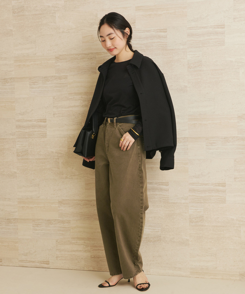 plage(プラージュ)の「《追加》CO NY Sheer ロンT(Tシャツ/カットソー・レディース・ブラック/ホワイト・FREE)」の6枚目の写真