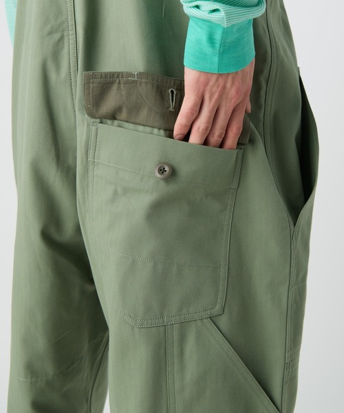 Snow Peak(スノーピーク)の「Snow Peak / TAKIBI Herringbone Overall ヘリンボーンオーバーオール(サロペット/オーバーオール・メンズ・ホワイト/ブラック/アーミー・XL/L/M/S/1)」の11枚目の写真