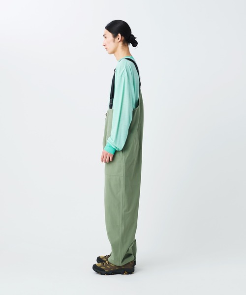 Snow Peak(スノーピーク)の「Snow Peak / TAKIBI Herringbone Overall ヘリンボーンオーバーオール(サロペット/オーバーオール・メンズ・ホワイト/ブラック/アーミー・XL/L/M/S/1)」の4枚目の写真
