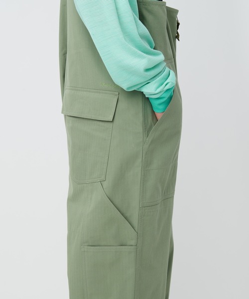 Snow Peak(スノーピーク)の「Snow Peak / TAKIBI Herringbone Overall ヘリンボーンオーバーオール(サロペット/オーバーオール・メンズ・ホワイト/ブラック/アーミー・XL/L/M/S/1)」の8枚目の写真