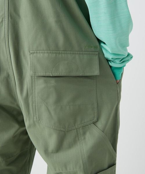 Snow Peak(スノーピーク)の「Snow Peak / TAKIBI Herringbone Overall ヘリンボーンオーバーオール(サロペット/オーバーオール・メンズ・ホワイト/ブラック/アーミー・XL/L/M/S/1)」の10枚目の写真