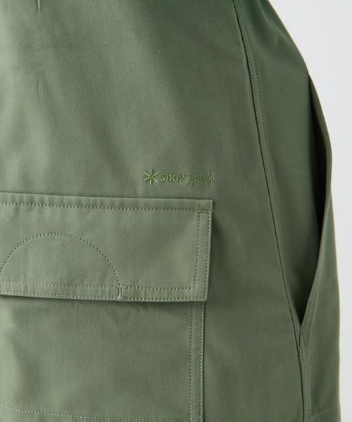 Snow Peak(スノーピーク)の「Snow Peak / TAKIBI Herringbone Overall ヘリンボーンオーバーオール(サロペット/オーバーオール・メンズ・ホワイト/ブラック/アーミー・XL/L/M/S/1)」の9枚目の写真