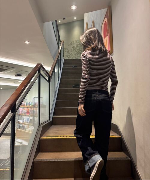 MUSINSA STANDARD WOMAN（ムシンサスタンダードウーマン）の「[クールタンダード] ウィメンズ ワイドデニムパンツ [ディープインディゴ]（デニムパンツ・レディース・その他・30/24/25/26/27/28/29）」の14枚目の写真
