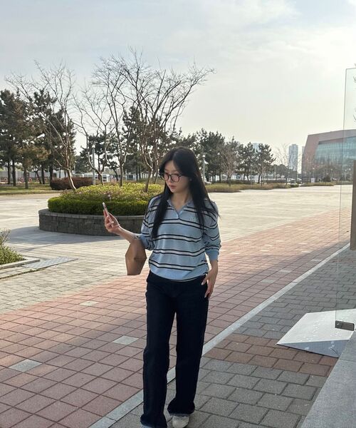 MUSINSA STANDARD WOMAN（ムシンサスタンダードウーマン）の「[クールタンダード] ウィメンズ ワイドデニムパンツ [ディープインディゴ]（デニムパンツ・レディース・その他・30/24/25/26/27/28/29）」の17枚目の写真