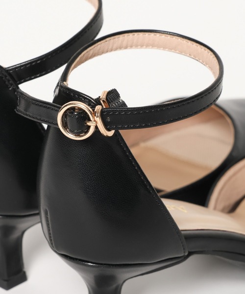 Andemiu(アンデミュウ)の「ポインテットヒールパンプス646223(パンプス・レディース・ブラック/アイボリー・LARGE/MEDIUM)」の7枚目の写真