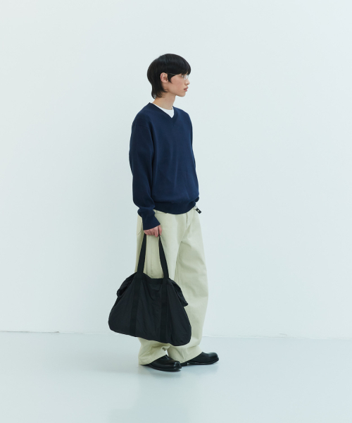 LEIRE（ルアール）の「ピュアコットンVネックニット[ネイビー]（ニット/セーター・メンズ・その他・X-LARGE/LARGE/MEDIUM）」の7枚目の写真