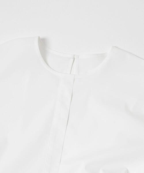 ITEMS URBANRESEARCH(アイテムズ アーバンリサーチ)の「『UVカット/吸水速乾』ギャザーペプラムブラウス(楽着シリーズ)(シャツ/ブラウス・レディース・ブラック/チェック/ホワイト・FREE)」の21枚目の写真