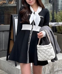 セール】2WAYテーラーWカラーワンピース 春服（ワンピース）｜rienda