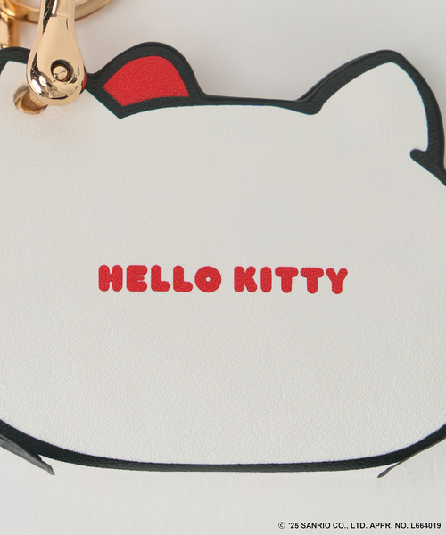 Spick & Span(スピックアンドスパン)の「《追加》HELLO KITTY S&S HASHIBAMI FACE レザーチャーム2(キーケース/キーアクセサリー・レディース・ホワイト・FREE)」の4枚目の写真