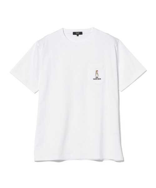 BEAMS HEART(ビームスハート)の「【ユニセックス】バモス ベアー Tシャツ(Tシャツ/カットソー・メンズ・ネイビー/ホワイト・S/M/L/XL)」の3枚目の写真