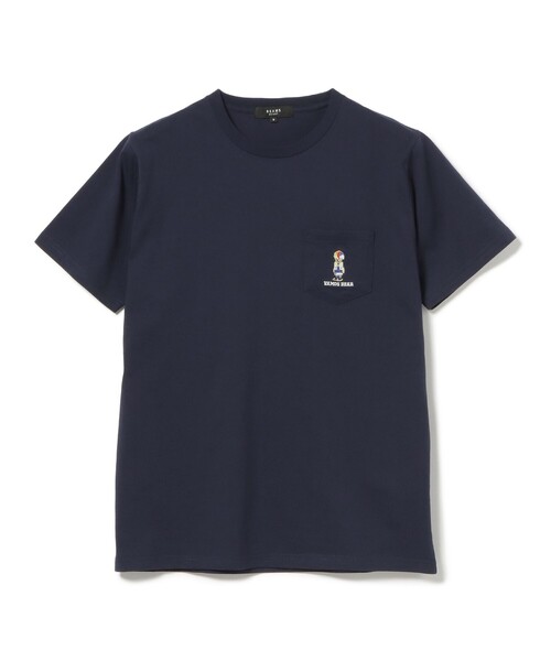 BEAMS HEART(ビームスハート)の「【ユニセックス】バモス ベアー Tシャツ(Tシャツ/カットソー・メンズ・ネイビー/ホワイト・S/M/L/XL)」の11枚目の写真