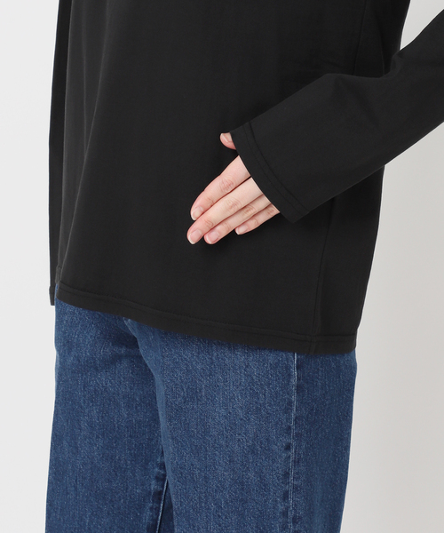 B.C STOCK(ベーセーストック)の「ウォッシャブル / シンプルロゴロンTEE(Tシャツ/カットソー・レディース・ブラック/ホワイト/チャコールグレー・FREE)」の19枚目の写真