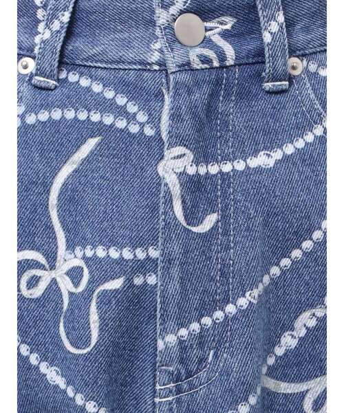 CALNAMUR(カルナムール)の「パールプリントデニムパンツ(デニムパンツ・レディース・ブラック/ブルー・SMALL/MEDIUM)」の19枚目の写真