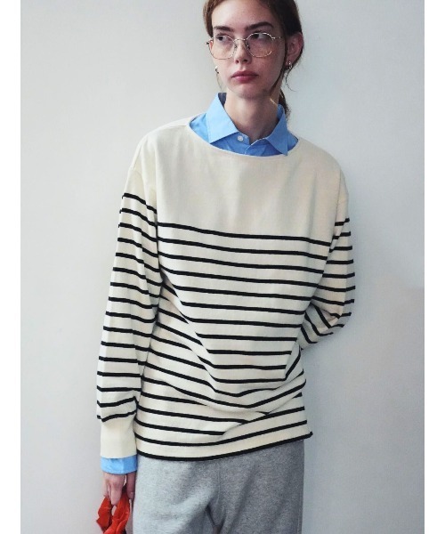 THE SHINZONE（ザ　シンゾーン）の「THE SHINZONE SHORT PECK SHIRT 25SMSBL12（シャツ/ブラウス・レディース・ブルー/イエロー/ホワイト・FREE）」の4枚目の写真