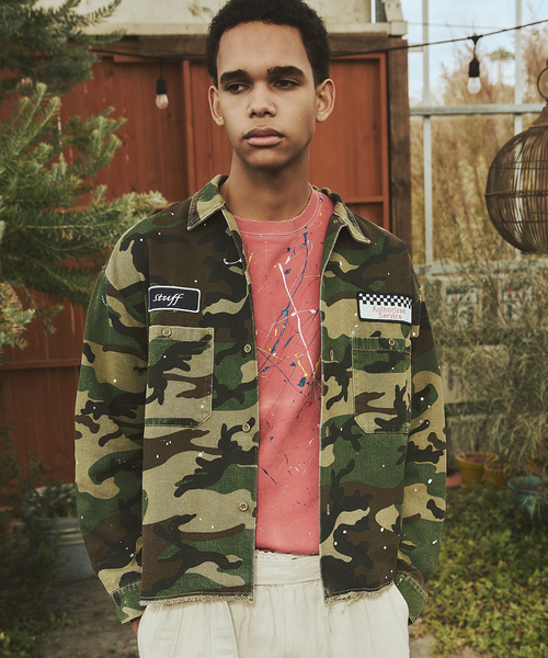 JOURNAL STANDARD(ジャーナルスタンダード)の「TRISECT2 / メカニック ファット 長袖 シャツ(シャツ/ブラウス・メンズ・カーキ/グレー・MEDIUM/LARGE)」の2枚目の写真