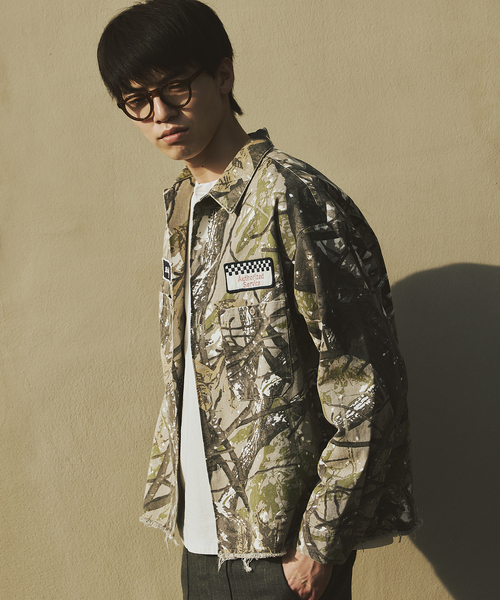 JOURNAL STANDARD(ジャーナルスタンダード)の「TRISECT2 / メカニック ファット 長袖 シャツ(シャツ/ブラウス・メンズ・カーキ/グレー・MEDIUM/LARGE)」の5枚目の写真