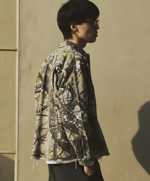 JOURNAL STANDARD(ジャーナルスタンダード)の「TRISECT2 / メカニック ファット 長袖 シャツ(シャツ/ブラウス・メンズ・カーキ/グレー・MEDIUM/LARGE)」の7枚目の写真