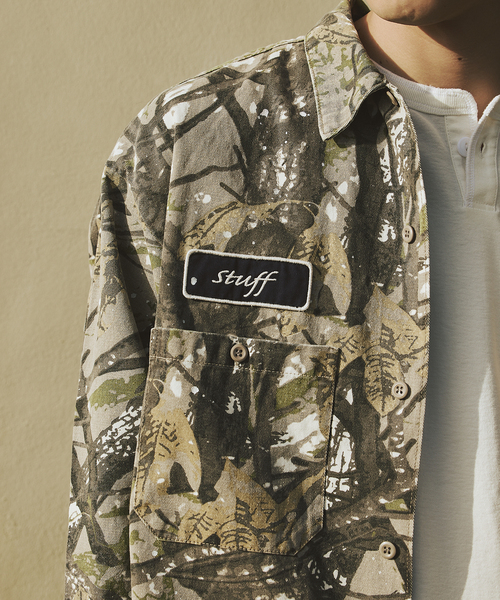 JOURNAL STANDARD(ジャーナルスタンダード)の「TRISECT2 / メカニック ファット 長袖 シャツ(シャツ/ブラウス・メンズ・カーキ/グレー・MEDIUM/LARGE)」の8枚目の写真