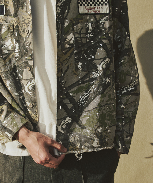 JOURNAL STANDARD(ジャーナルスタンダード)の「TRISECT2 / メカニック ファット 長袖 シャツ(シャツ/ブラウス・メンズ・カーキ/グレー・MEDIUM/LARGE)」の10枚目の写真