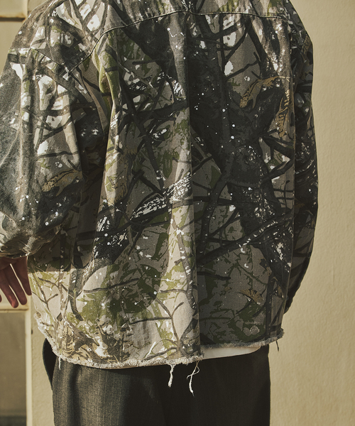 JOURNAL STANDARD(ジャーナルスタンダード)の「TRISECT2 / メカニック ファット 長袖 シャツ(シャツ/ブラウス・メンズ・カーキ/グレー・MEDIUM/LARGE)」の11枚目の写真