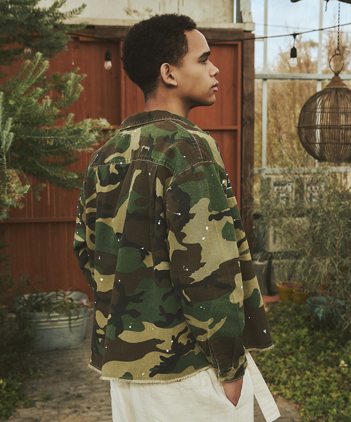 JOURNAL STANDARD(ジャーナルスタンダード)の「TRISECT2 / メカニック ファット 長袖 シャツ(シャツ/ブラウス・メンズ・カーキ/グレー・MEDIUM/LARGE)」の14枚目の写真