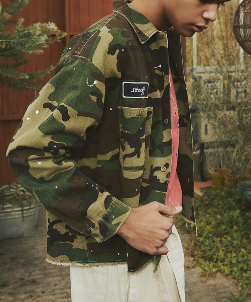 JOURNAL STANDARD(ジャーナルスタンダード)の「TRISECT2 / メカニック ファット 長袖 シャツ(シャツ/ブラウス・メンズ・カーキ/グレー・MEDIUM/LARGE)」の15枚目の写真