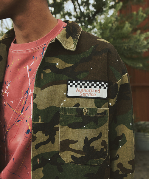 JOURNAL STANDARD(ジャーナルスタンダード)の「TRISECT2 / メカニック ファット 長袖 シャツ(シャツ/ブラウス・メンズ・カーキ/グレー・MEDIUM/LARGE)」の17枚目の写真