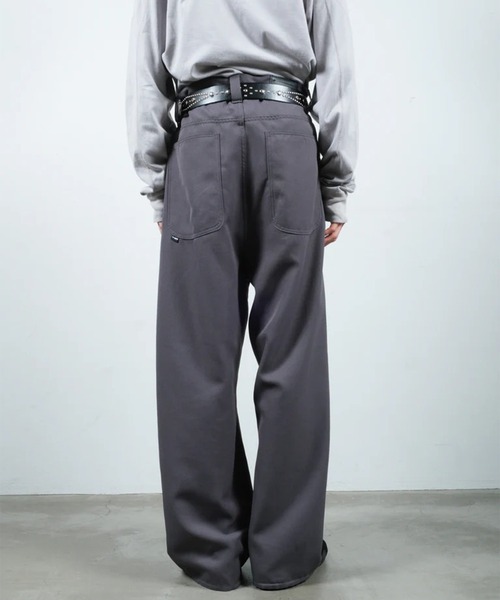 Jieda（ジエダ）の「【Jieda/ジエダ】WIDE ONE TUCK STRAIGHT PANTS（スラックス・メンズ・グレー/ブラック・2/1）」の6枚目の写真