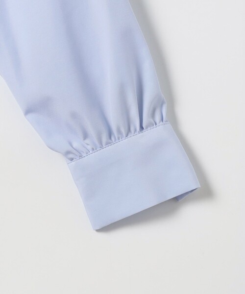 MICO COULIER（ミコクリエ）の「前立てフリルノーカラーブラウス（シャツ/ブラウス・レディース・イエロー/サックスブルー/オフホワイト・38）」の7枚目の写真