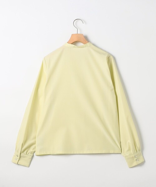 MICO COULIER（ミコクリエ）の「前立てフリルノーカラーブラウス（シャツ/ブラウス・レディース・イエロー/サックスブルー/オフホワイト・38）」の13枚目の写真