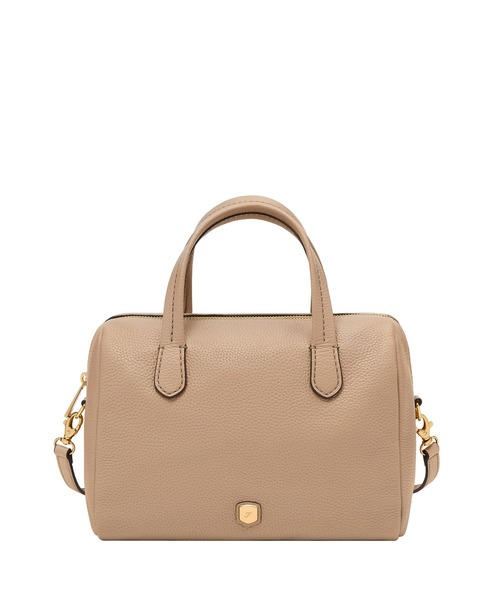 FOSSIL(フォッシル)の「フォッシル サッチェルバッグ レディース レザー ベージュ スマホ収納可 ZB11168270(ハンドバッグ・レディース・ベージュ・FREE)」の1枚目の写真