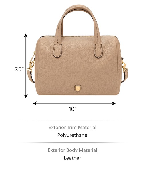 FOSSIL(フォッシル)の「フォッシル サッチェルバッグ レディース レザー ベージュ スマホ収納可 ZB11168270(ハンドバッグ・レディース・ベージュ・FREE)」の4枚目の写真