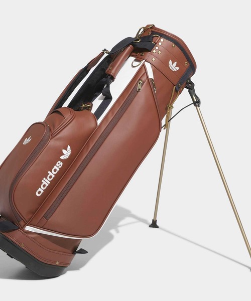adidas（アディダス）の「オリジナルス ゴルフ スタンドバック【adidas Golf/アディダスゴルフ】（ゴルフグッズ・メンズ・ブルー/ブラウン・FREE）」の4枚目の写真